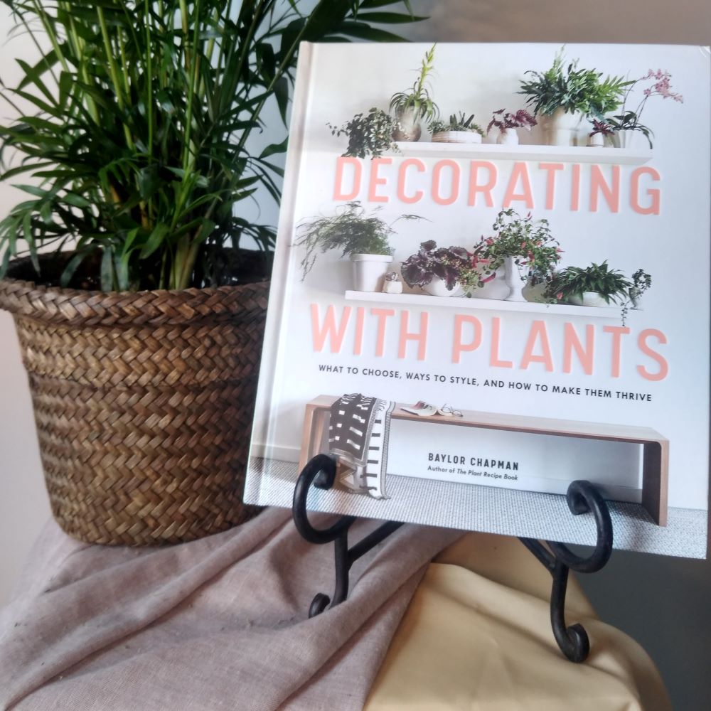 Book Decorating with Plants